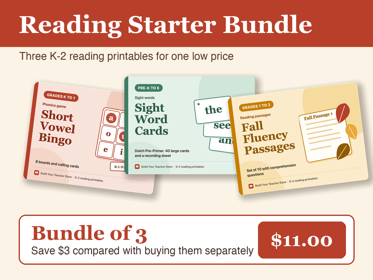 Reading Starter Bundle